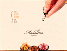 Tablet Screenshot of madalenabrigadeiros.com